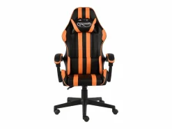 Discount Silla gaming de cuero sintético negro y Silla Gaming