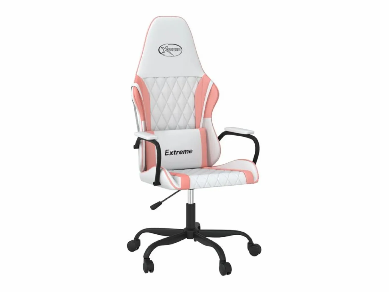 New Silla gaming de masaje cuero sintético blanco y Silla Gaming