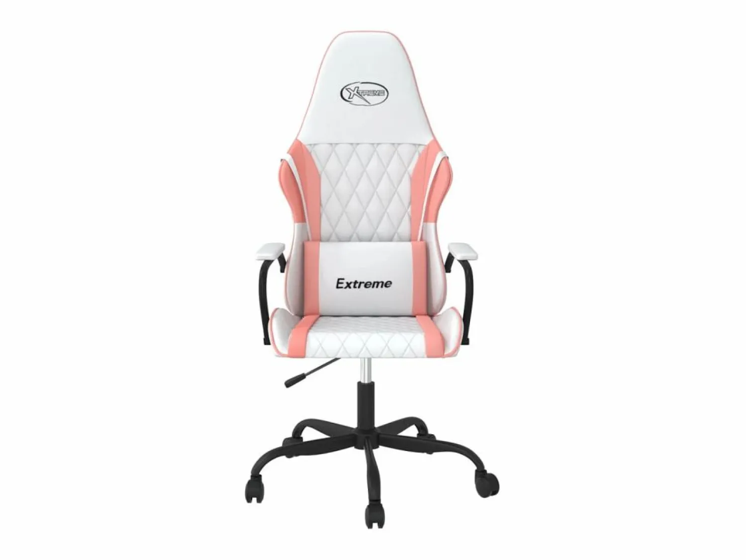 New Silla gaming de masaje cuero sintético blanco y Silla Gaming
