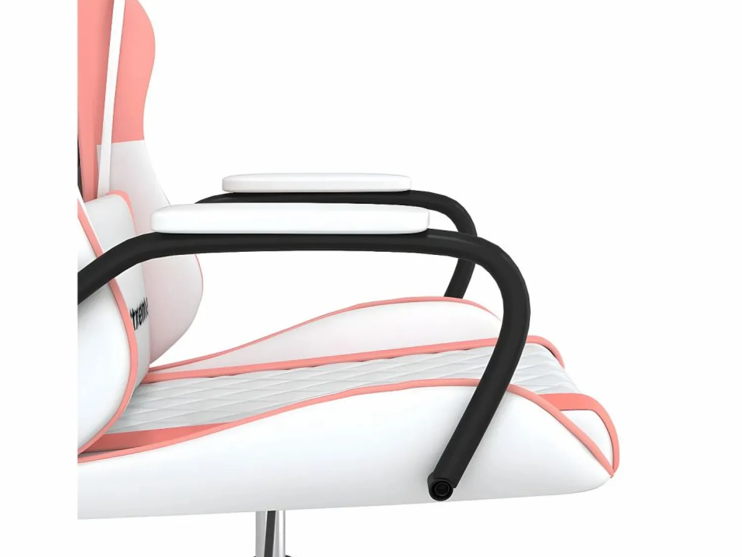 New Silla gaming de masaje cuero sintético blanco y Silla Gaming