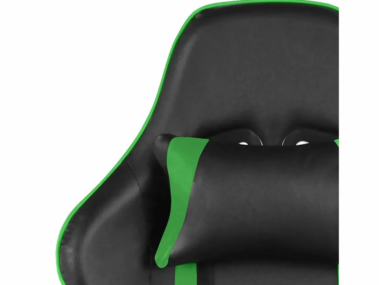 Online vidaxl Silla gaming giratoria con reposapiés PVC Verde