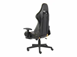 Clearance Silla gaming giratoria con reposapiés PVC Silla Gaming