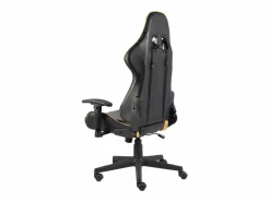 Online vidaxl Silla gaming giratoria PVC Dorado