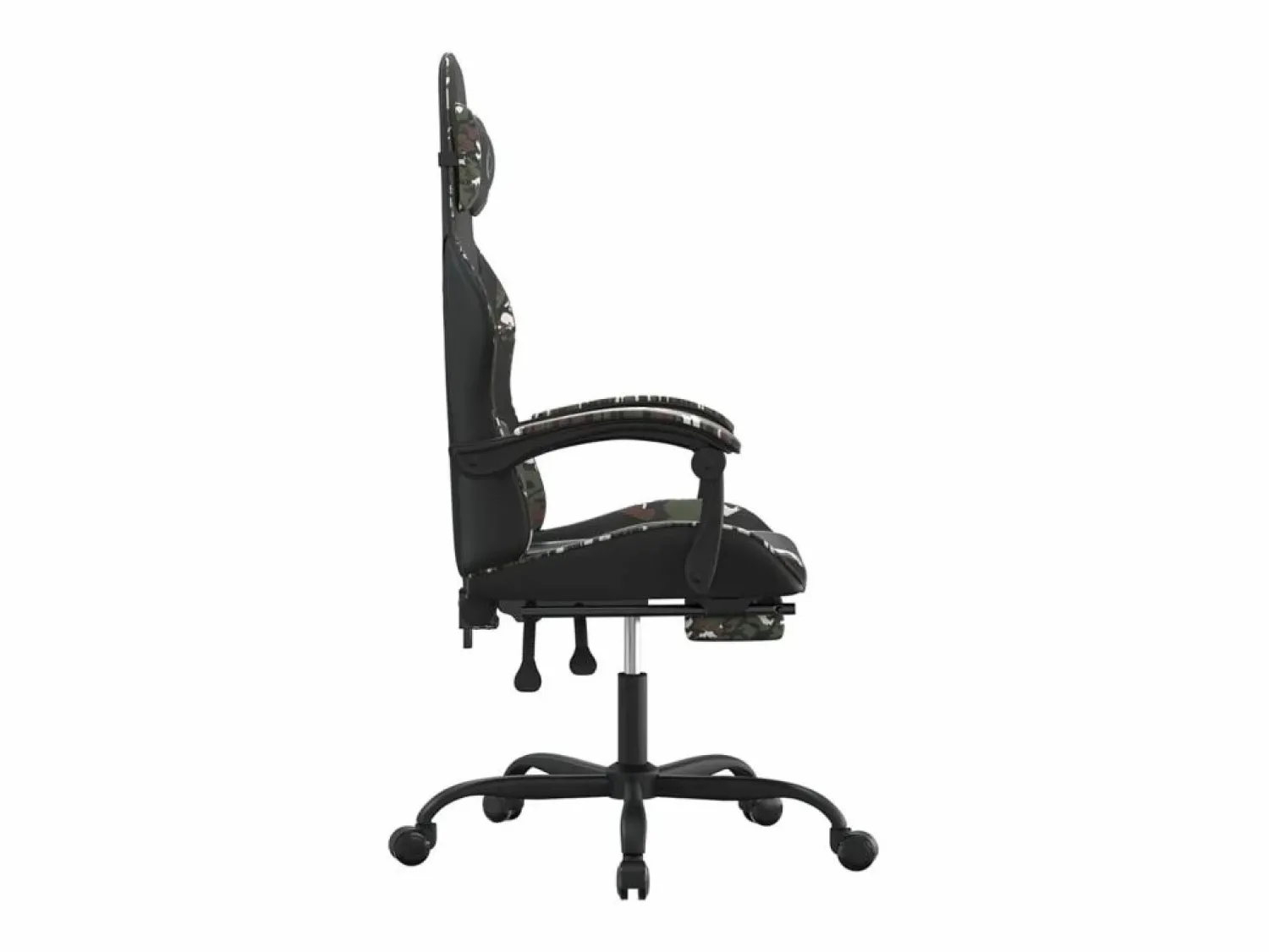 Hot Silla gaming giratoria y reposapiés cuero sintético Silla Gaming