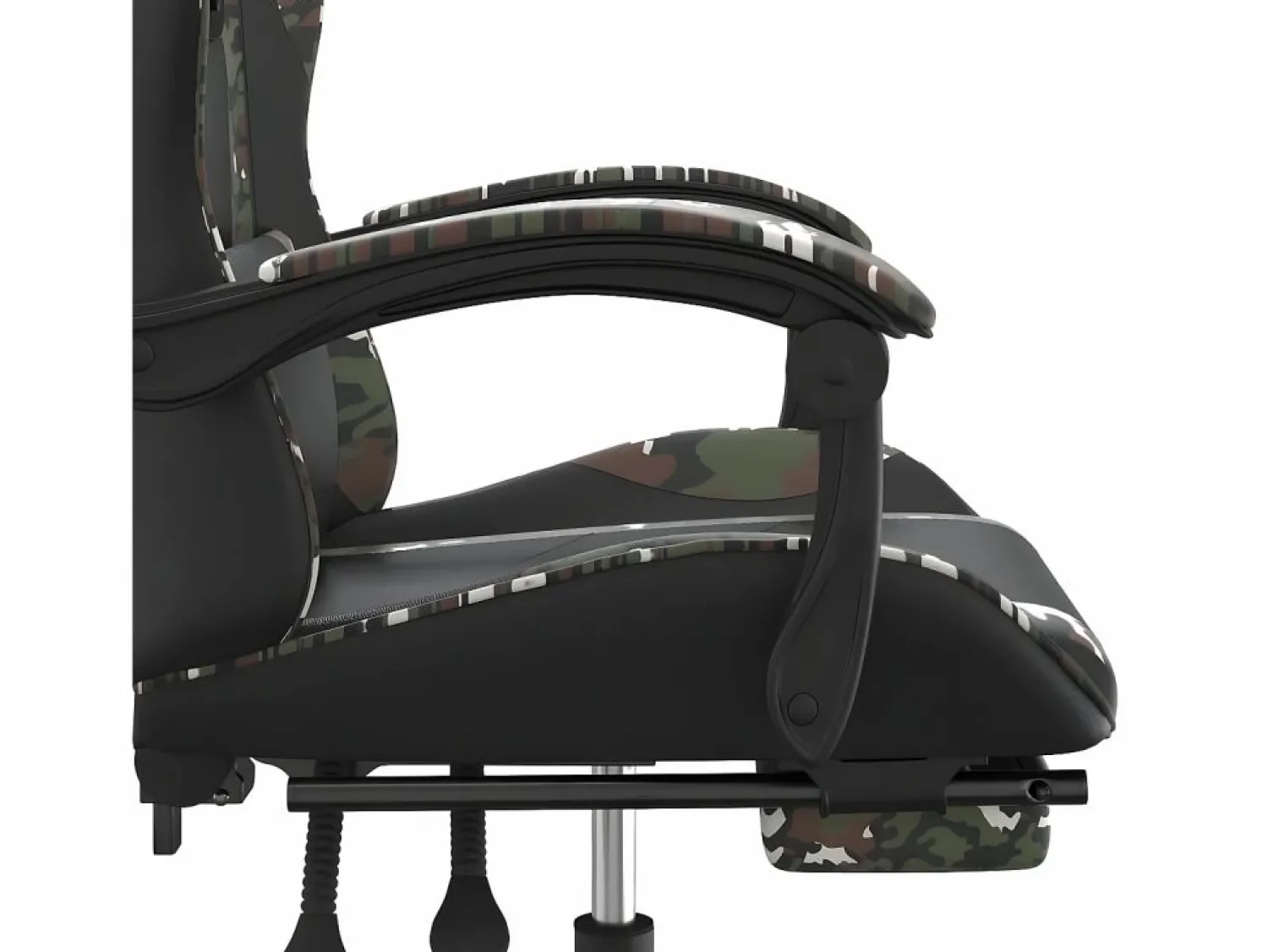 Hot Silla gaming giratoria y reposapiés cuero sintético Silla Gaming