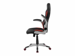 Silla gaming Mugello con brazos abatibles y negro 115x70x69 cm