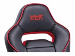 Best Basic Silla Gaming XTR Junior giratoria símil piel /rojo 98-108x60x60 cm Adec Negro