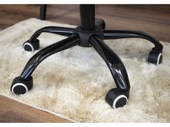 Best Silla giratoria Valora NOTO de terciopelo , ergonómica para oficina Negro