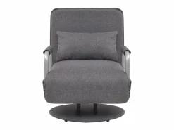 Silla giratoria y sofá cama tela oscuro ES77608