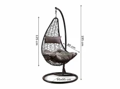 Online Silla Mecedora Colgante XN. Muebles de Jardin o Terraza Sillón Colgante