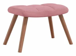 Online Silla mecedora con reposapiés terciopelo Sillón Balancín
