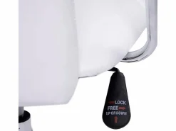 Silla oficina escritorio blanca polipiel