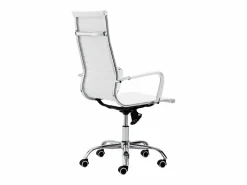Sale Silla Oficina Estudio Jou Blanca con Ruedas y Regulable 64x116x64 cm Silla De Oficina