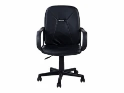 New Silla Oficina Gris Antracita con Ruedas, Regulable y Reposabrazos, 57x103x46 cm Negro