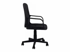 Silla Oficina Antracita con Ruedas, Reposabrazos y Regulable 57x103x46 cm