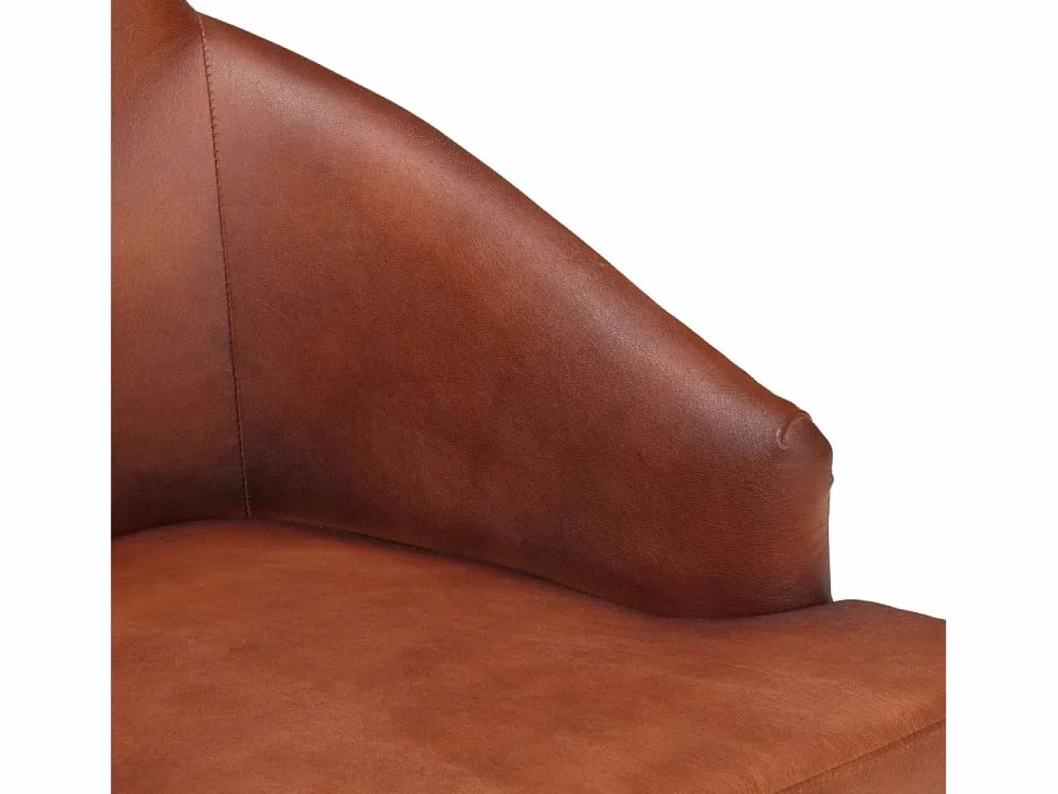Clicnbuy Sillas de comedor 4 unidades cuero auténtico de cabra marrón