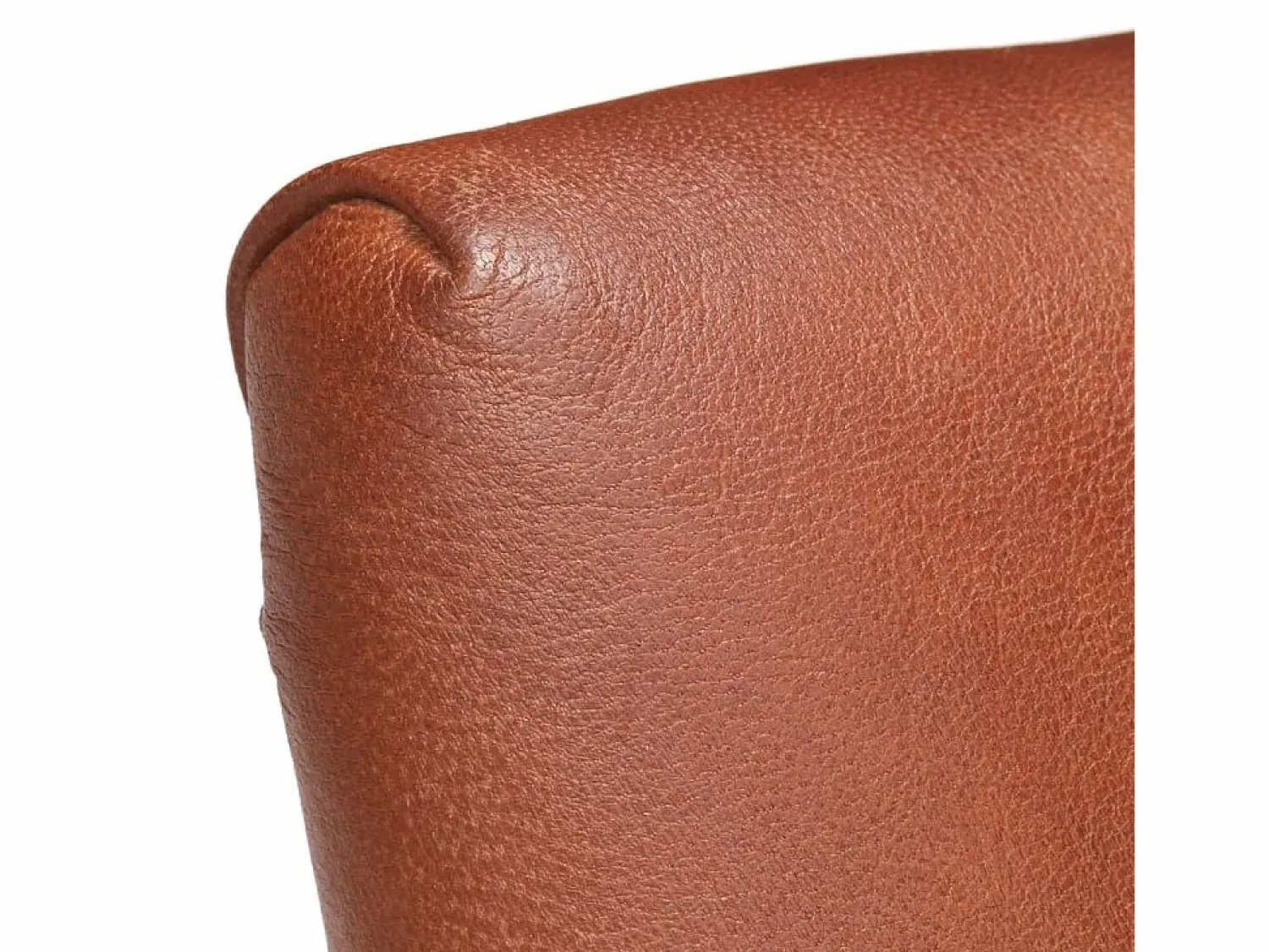 Clicnbuy Sillas de comedor 4 unidades cuero auténtico de cabra marrón