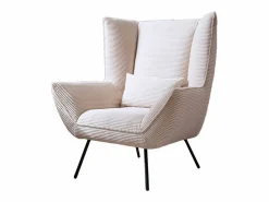 Clearance Kawola Sillón - blanco Pana - IVA Crema