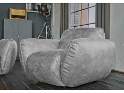 Best Kawola Sillón - piel - DAVITO Gris
