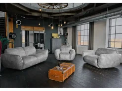 Best Kawola Sillón - piel - DAVITO Gris