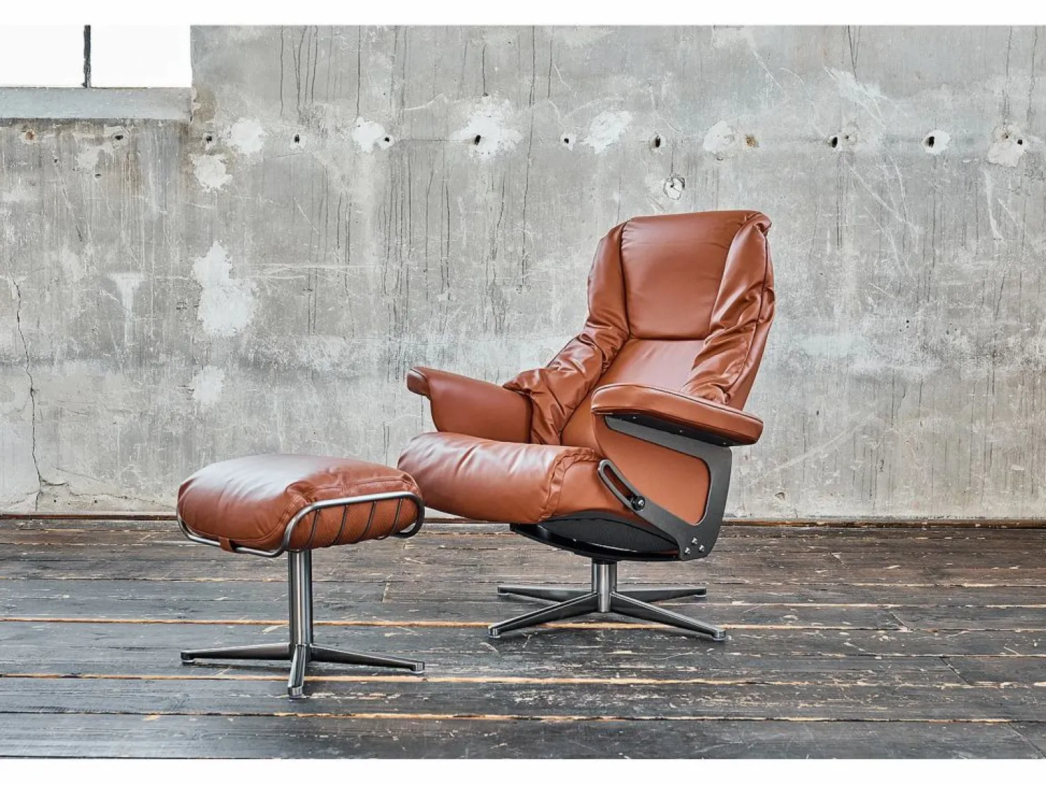 Kawola Sillón - marrón piel - MODO
