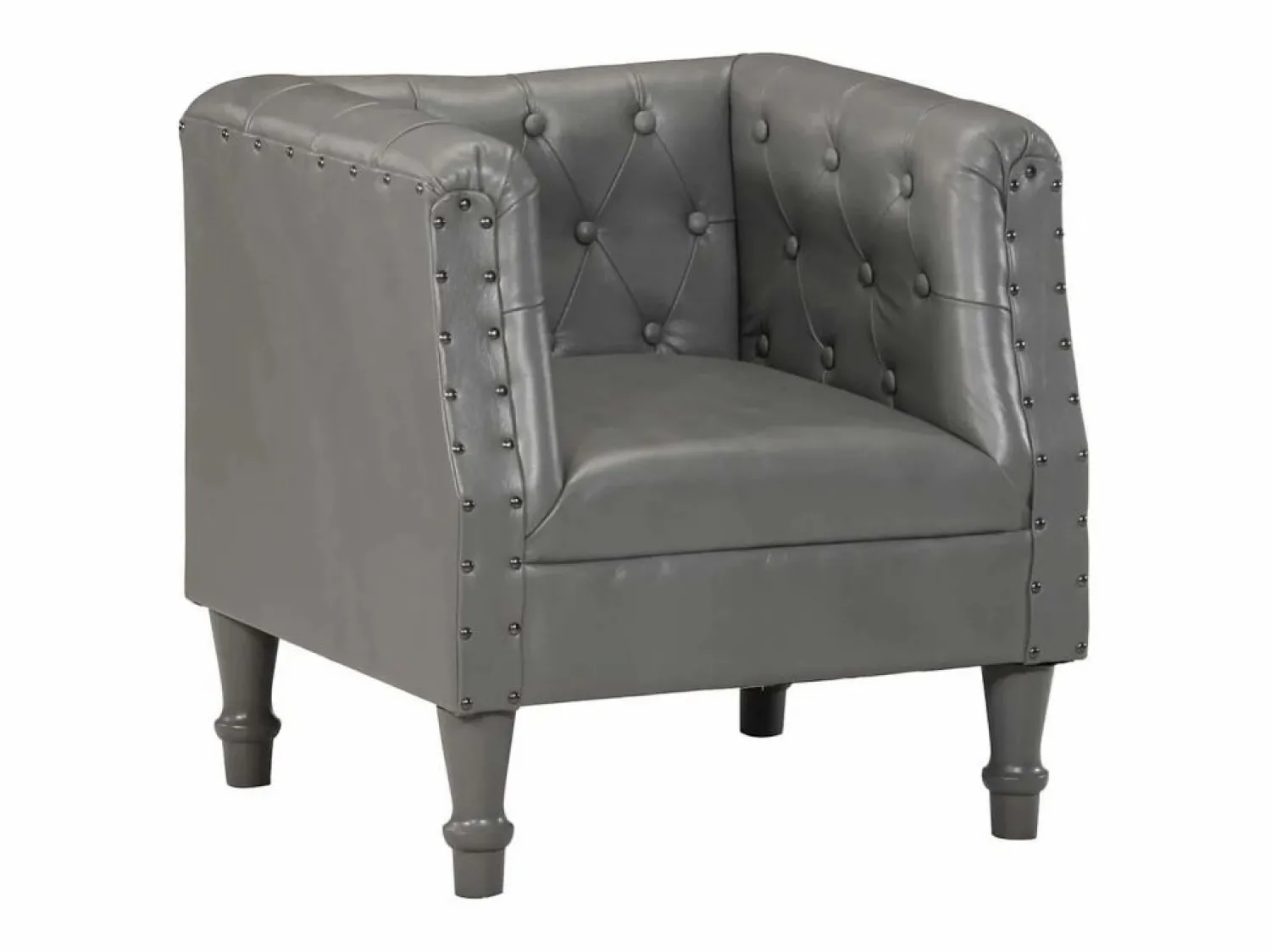 Sillón | Silla de cuero auténtico SHL3458