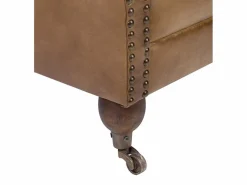 Best Les Tendances Sillón Boskane de cuero marrón Marru00f3n