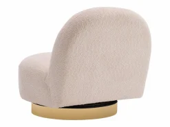 Habitat et jardin Sillón bouclette giratorio "Churchill" - 76 x 80 x 74 cm -