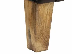 Hot vidaxl Sillón butaca de cuero auténtico Negro