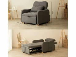 Discount Sillón Cama Buddy - Nalui Gris antracita