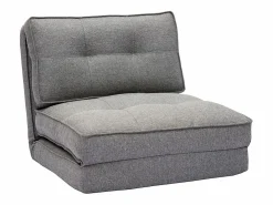 New Sillón cama de 1 plaza de tela jaspeado SALLY Sillón Cama