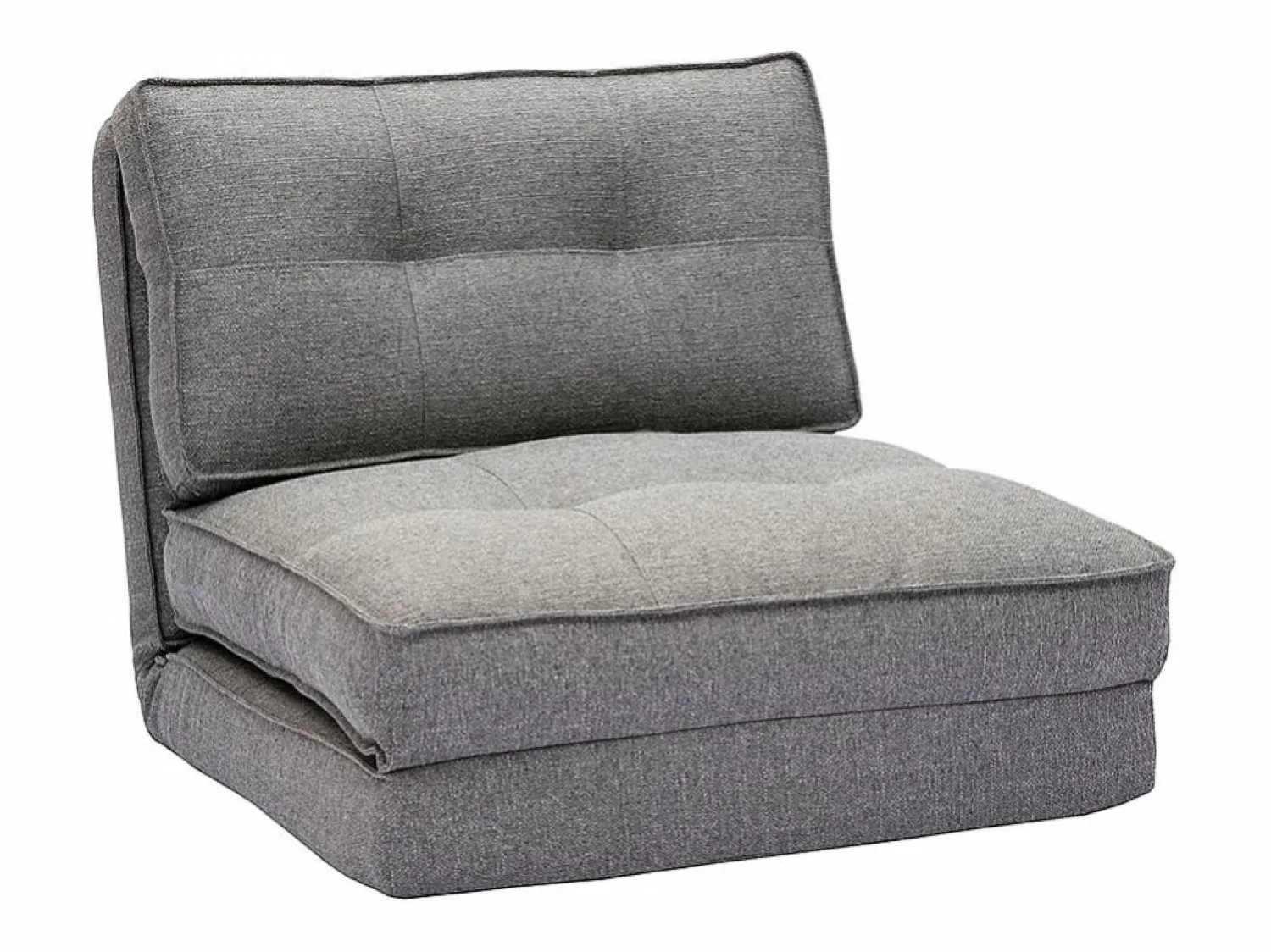 New Sillón cama de 1 plaza de tela jaspeado SALLY Sillón Cama