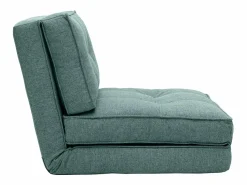 Best Miliboo Sillón cama de 1 plaza de tela verde celadón SALLY Azul