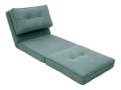 Best Miliboo Sillón cama de 1 plaza de tela verde celadón SALLY Azul