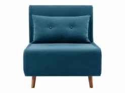 Vente-unique Sillón cama de tela de estilo joven URIBIA.