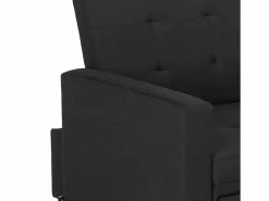 Le roi du relax Sillón cama individual con reposabrazos de diseño moderno Brooke -