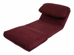 New MCW Sillón cama -E68, burdeos Granate