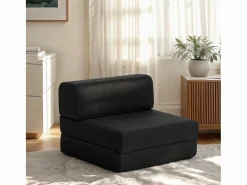 Modus Sofa Sillón cama plegable compacto 2 en 1 de tela Betty -