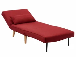 Vente-unique Sillón cama POSIO de tela - - L.74xAn.78xAlt.75 cm