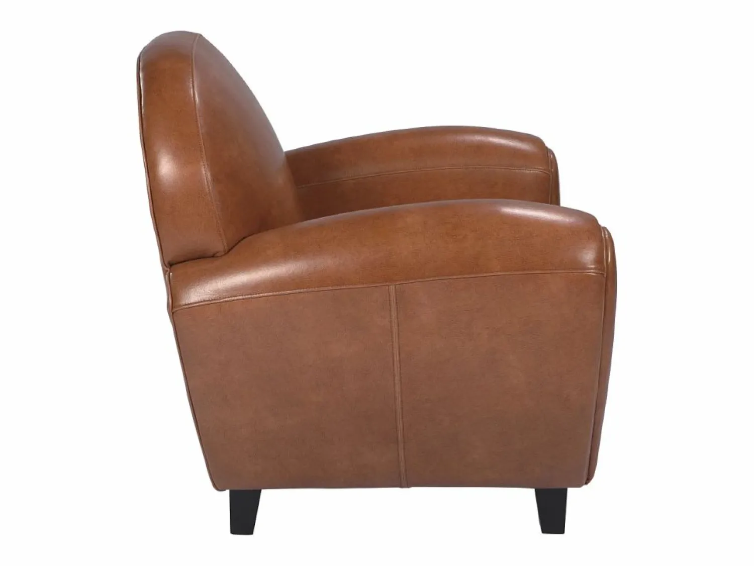 Rendez-Vous Déco Sillón de cuero recubierto - Club
