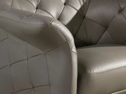 Angel Cerda Sillón Chester piel 5132 Gris