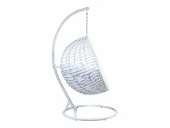Best MYLIA Sillón colgante de resina trenzada - - BONTOC Blanco
