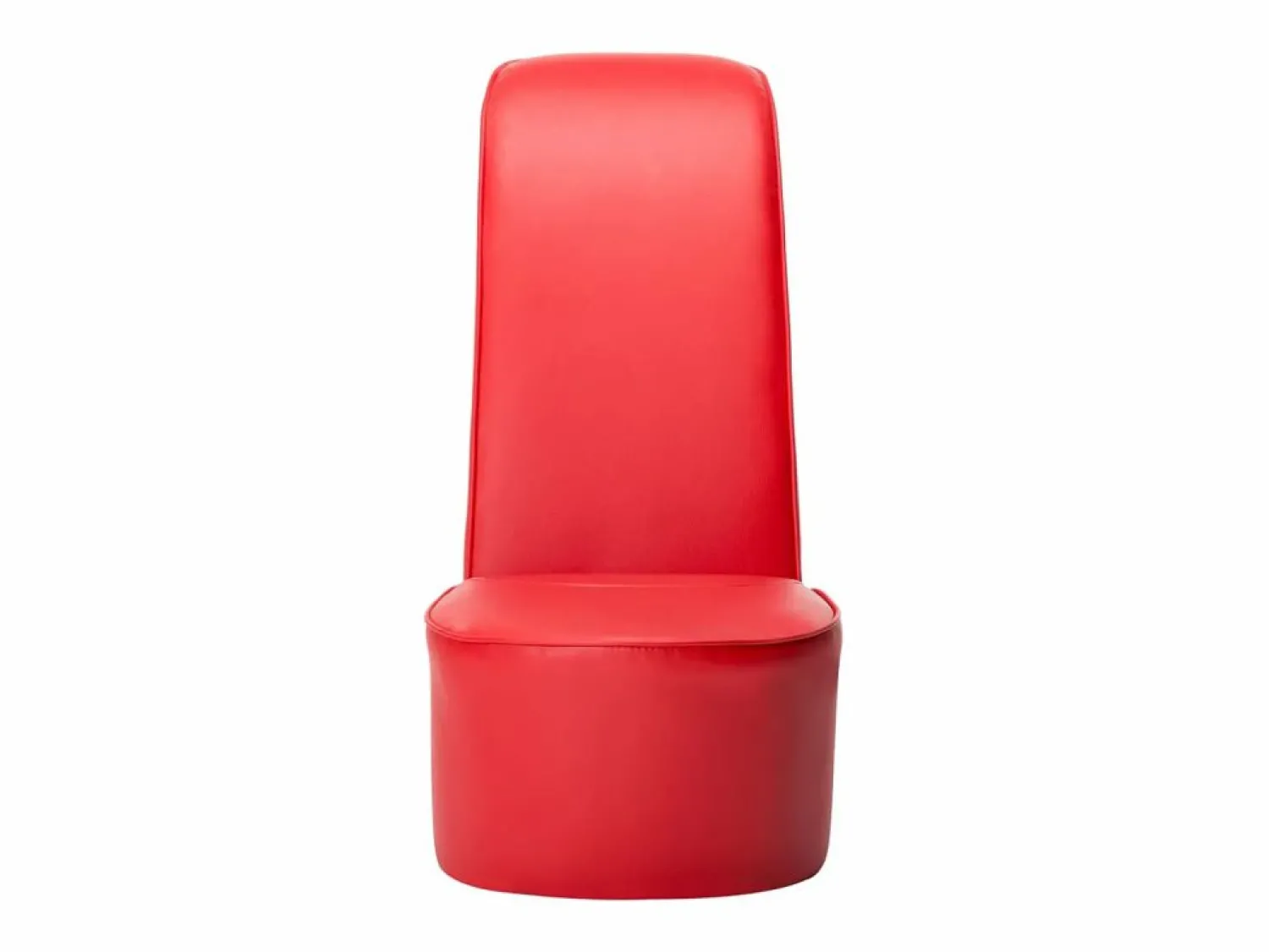 Hot Clicnbuy Sillón con forma de zapato de tacón cuero sintético Rojo
