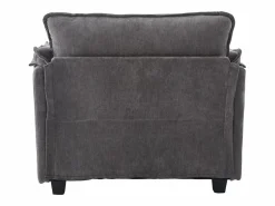 Hauss Spole Sillón con reposapiés con almacenamiento y cojín - Tela de chenilla -