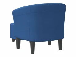 Hot Sillón con taburete tela Sillón Estilo Cabriolet