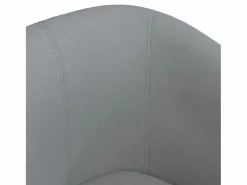 Best vidaxl Sillón con taburete tela claro Gris