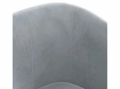 vidaxl Sillón con taburete terciopelo oscuro