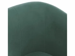 Clearance Clicnbuy Sillón con taburete terciopelo oscuro Verde
