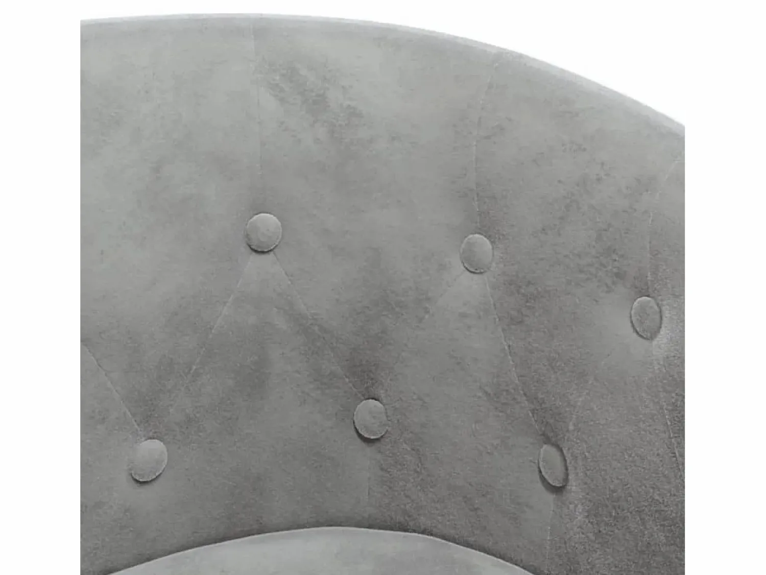 vidaxl Sillón con taburete terciopelo claro