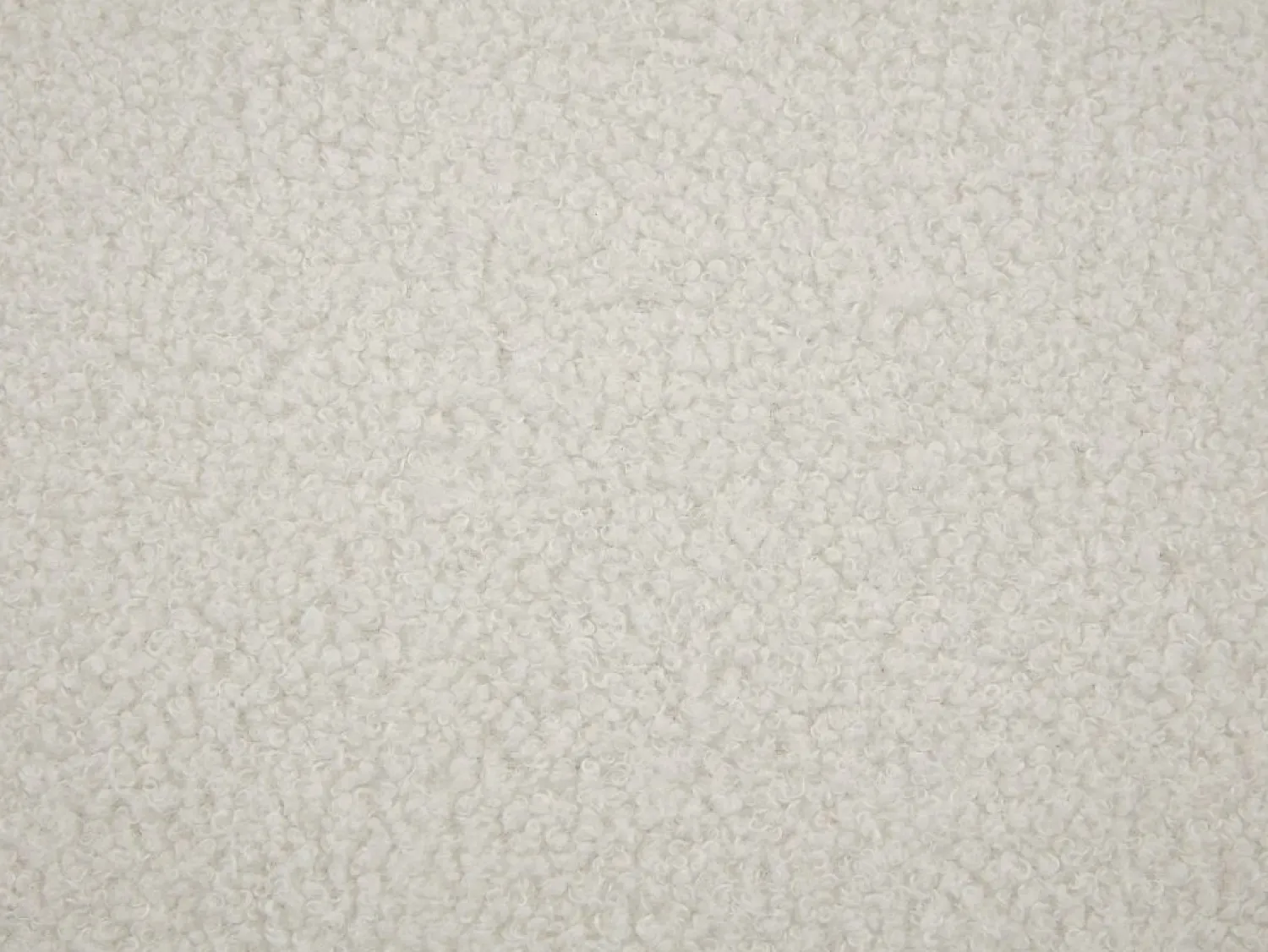 New Vente-unique Sillón concha giratorio en tela bouclé color COSSATO Blanco